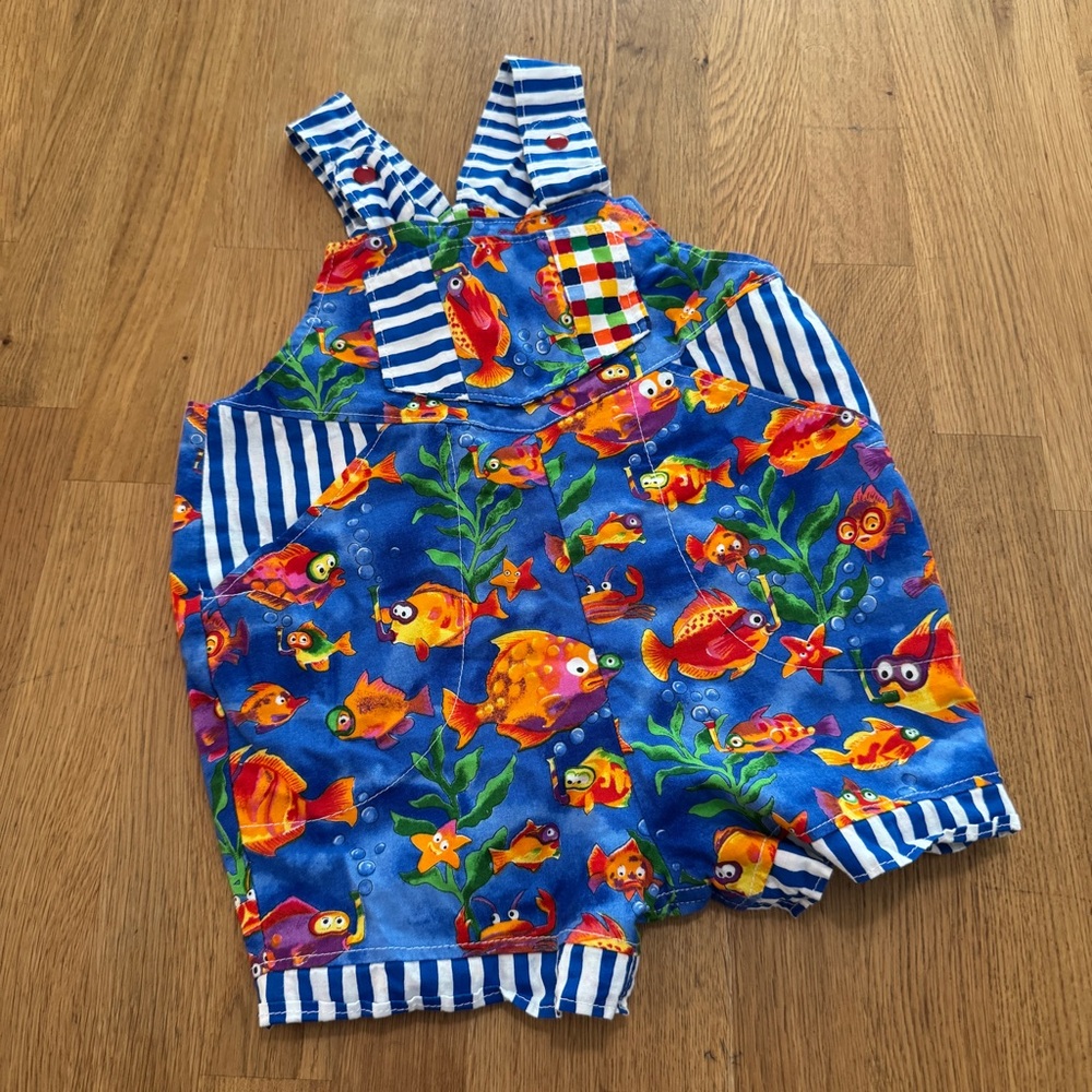 The Unbroken Circle SMALL Reversible Overall Romper USA Made